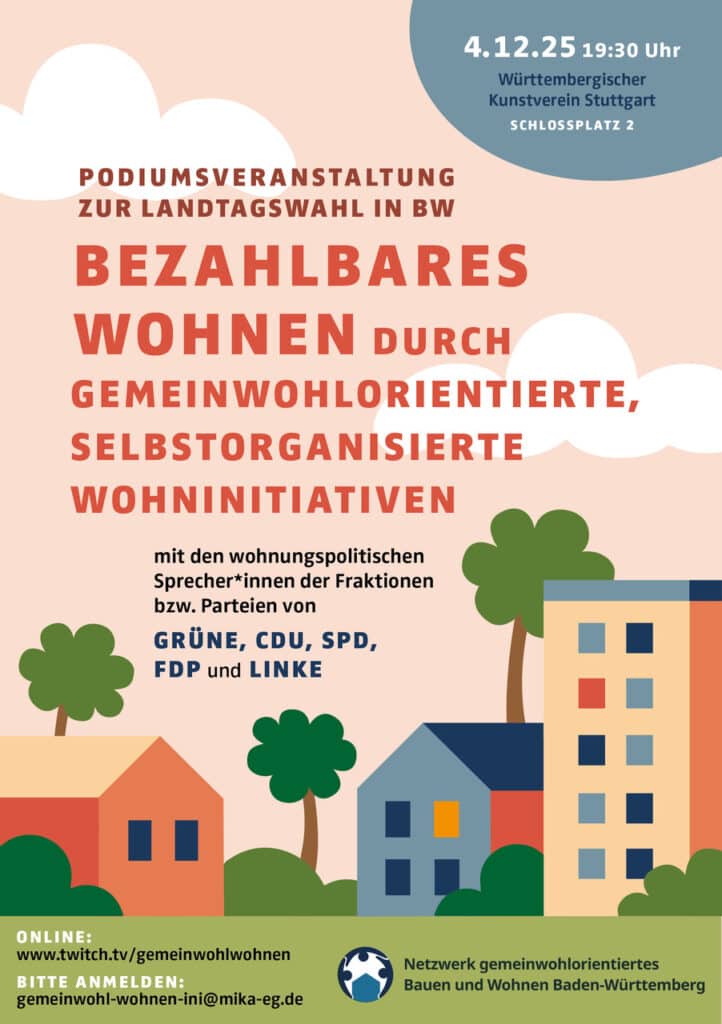 Podiumsdiskussion zur Landtagswahl